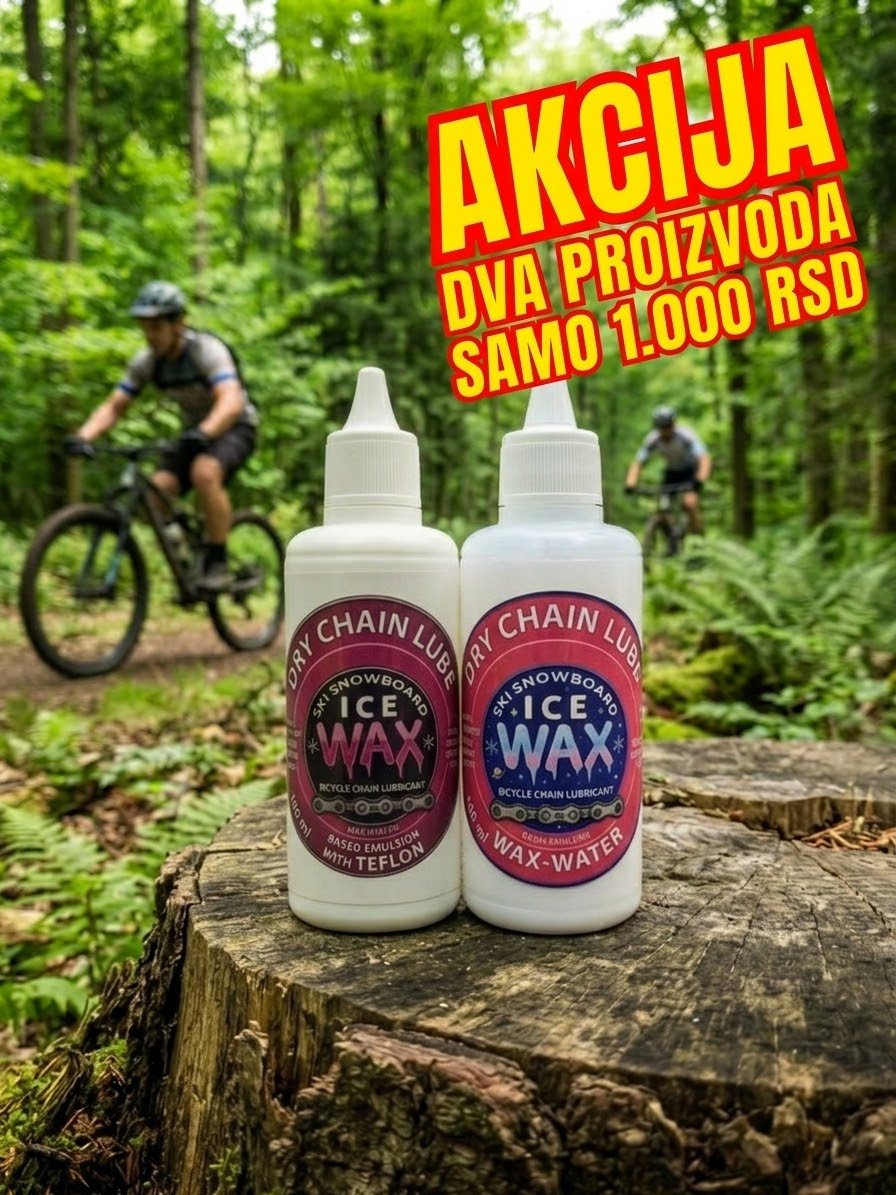 PROMOTION Dry lube chain wax  two for the price of one 100ml + 100ml