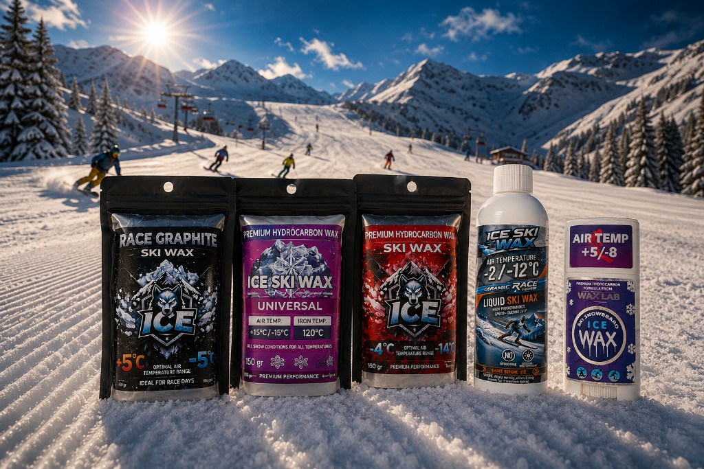 Graphite ski wax